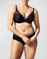Thumbnail for your product : Chantelle Festivite Lace Plunge Bra, Bright Pink