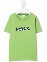 Thumbnail for your product : Paul Smith Junior logo-print cotton T-Shirt