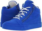 Thumbnail for your product : Giuseppe Zanotti May London Mid Top Flocked Sneaker