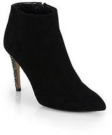 Thumbnail for your product : Kate Spade Niko Glitter & Suede Booties