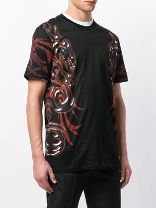 Lanvin dragon tribal-printed T-shirt