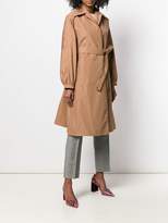 Thumbnail for your product : Rochas belted single-breasted coat