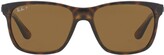 Thumbnail for your product : Ray-Ban Ban - Brown Square - RB4181 Polarised