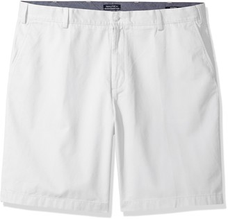 Nautica Men's Big Cotton Twill Flat Front Chino Short