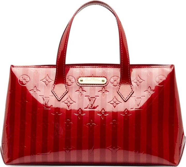 Pre-owned Louis Vuitton Vernis Leather Wilshire mm