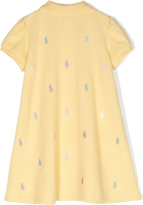 Ralph Lauren Kids Polo Pony-embroidered dress