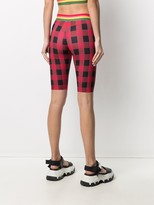 Thumbnail for your product : Palm Angels Checked Cycling Shorts