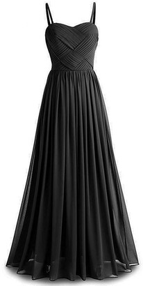 Long Black Bridesmaid Dresses | Shop the world's largest collection of  fashion | ShopStyle UK