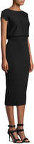 Thumbnail for your product : Alice + Olivia Shara Twisted-Back Blouson Dress
