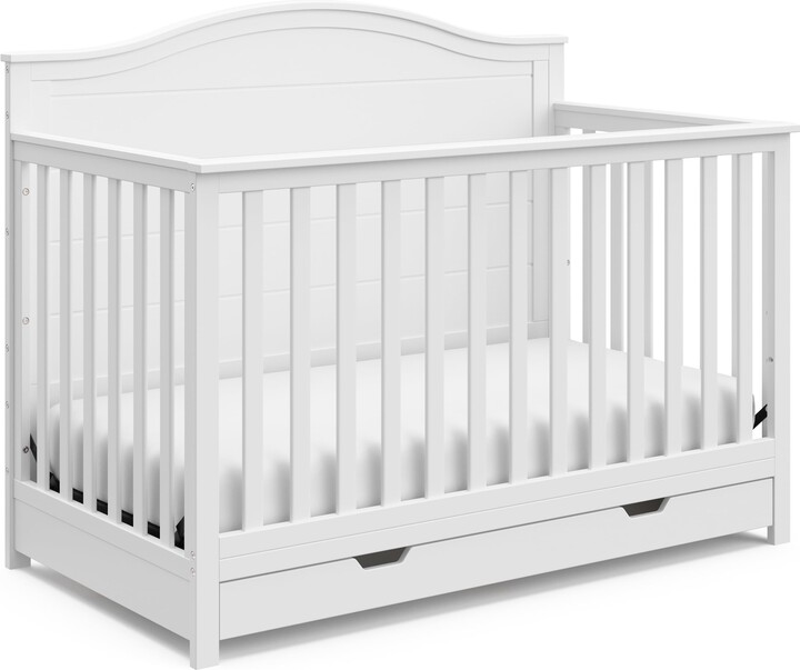 Global Pronex Moss 4in1 Convertible Crib with Drawer, White ShopStyle