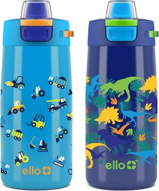 Kids' 12oz Stainless Steel Portable Drinkware Water Bottle Geometric Mint  Green - Pillowfort™