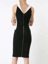 Thumbnail for your product : Thierry Mugler contrast sweetheart neck dress