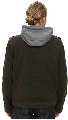 Levi's Two-Pocket Hoodie with Zip Out Jersey Bib/Hood and Sherpa Lining