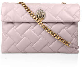 kurt geiger black leather shoulder bolsa