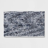 Thumbnail for your product : Threshold 20"x32" Spacedye Striped Bath Rug Blue/White
