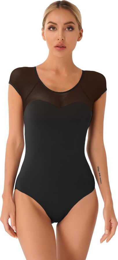 iEFiEL Women's Adult Sleeveless Ballet Dance Gymnastic Leotard