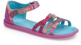 Thumbnail for your product : Toms 'Youth - Pink Serape' Sandal (Toddler, Little Kid & Big Kid)