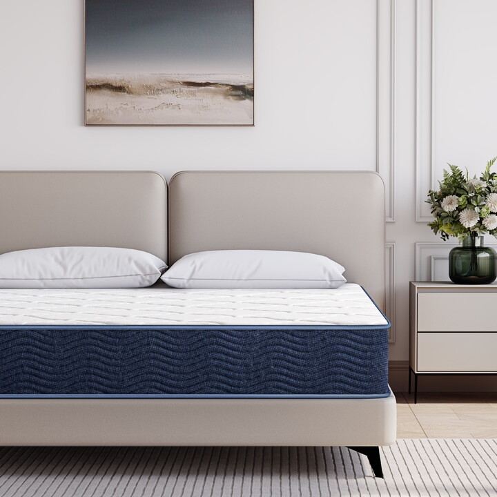 EGOHOME Value 9" Hybrid Mattress of Gel Memory Foam and Pocket Spring, King, Medium Firm