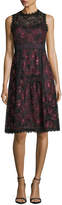 Thumbnail for your product : Nanette Lepore Ruby Sleeveless A-Line Lace Cocktail Dress w/ Sequins
