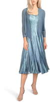 Thumbnail for your product : Komarov Embellished Pleat Mixed Media Dress with Jacket