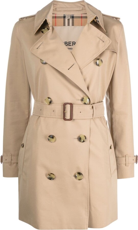 Burberry Kensington Cotton Trench Coat
