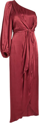 Shona Joy Joan One-Shoulder Draped Dress