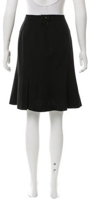Chanel Pleated Knee-Length Skirt