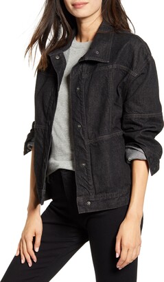 ag black denim jacket