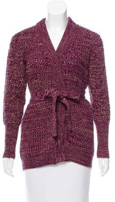 Prada Belted Wool & Cashmere Cardigan