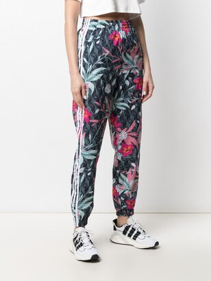 adidas Floral-Print Track Pants