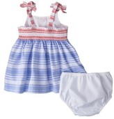 Thumbnail for your product : Osh Kosh Genuine Kids from OshKosh TM Newborn Girls' Striped Sleeveless Dress - Blue/Pink