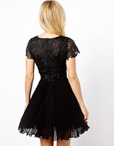 Thumbnail for your product : A/Wear A Wear Lace Pleat Dress