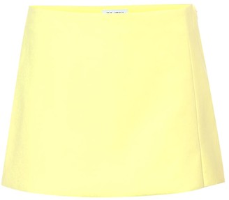 ATTICO Cotton-blend miniskirt