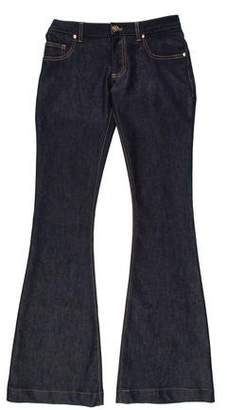 Versace Flared Low-Rise Jeans