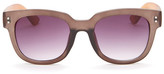 Thumbnail for your product : Steve Madden Women's Wayfarer Plastic Matte Finish Sunglasses