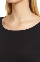 Thumbnail for your product : Caslon Ballet Neck Cotton & Modal Knit Elbow Sleeve Tee