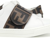 Thumbnail for your product : Fendi Kids Logo leather sneakers