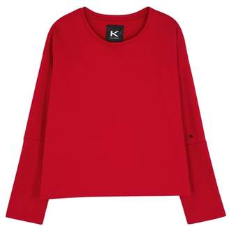 Koral Activewear Marshall Red Cotton Sweatshirt