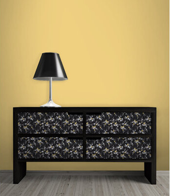 Oriental Blossom Adhesive Film Window Decal