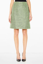 Thumbnail for your product : Carven Small Check Tweed Pencil Skirt