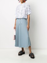 Thumbnail for your product : Kenzo Ocean-Print Eyelet Lace Blouse
