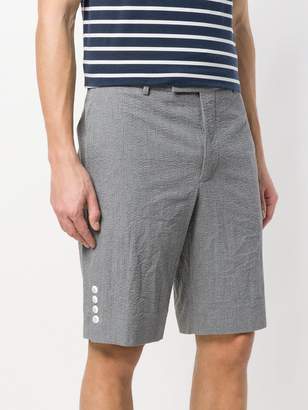 Moncler side button tailored shorts