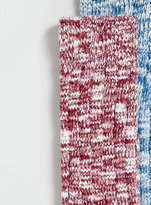 Thumbnail for your product : Topman Blue/Red White Twist Socks 2 Pack