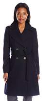 Thumbnail for your product : Via Spiga Women's Double-Breasted Wool Coat With Belt