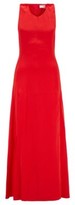 Thumbnail for your product : HUGO BOSS Long-length silk dress with strappy open back