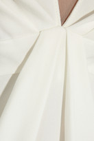 Thumbnail for your product : Vionnet Stretch-crepe and silk-georgette dress