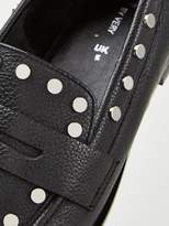 Thumbnail for your product : Very Molly Leather Studded Loafers - Black