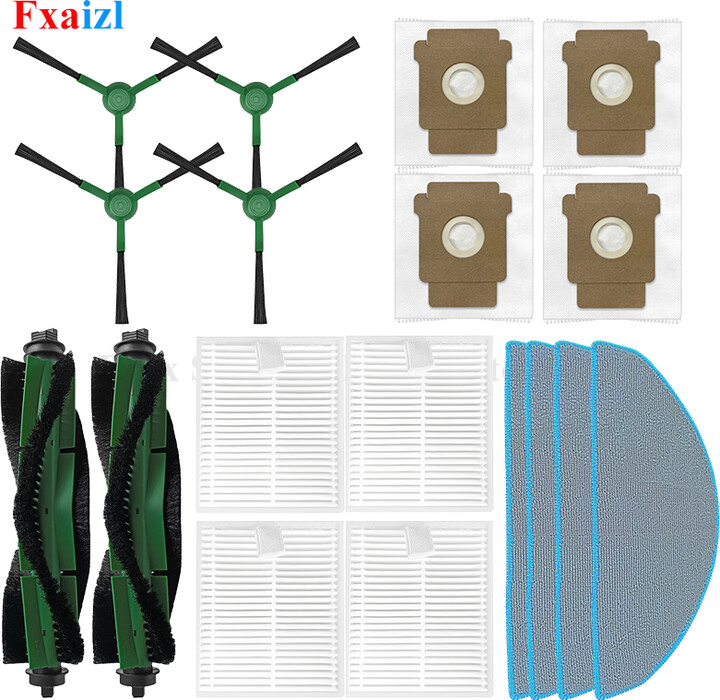 Fxaizl Accessories For iRobot Roomba Combo Essential / 2 Essential, Roomba Vac 2 Essential / 105 Robot Vacuum Cleaner Mop Cloths Part