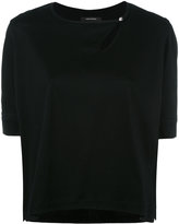 Isabel Marant - t-shirt à détail de découpe - women - coton - 38