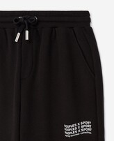 Thumbnail for your product : The Kooples Black joggers with printed logo